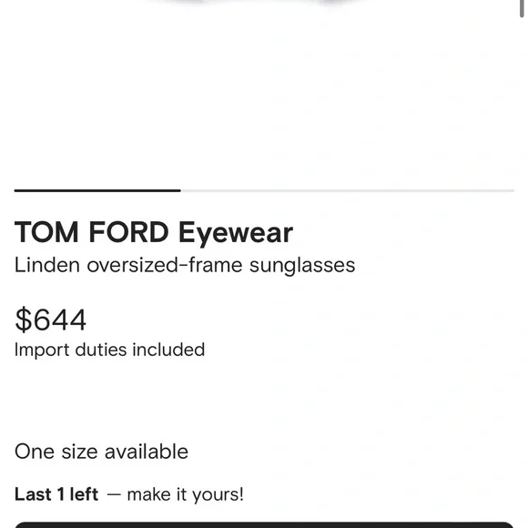 Tom Ford linden photocromic Sunglasses